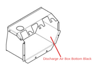Lincoln OEM Discharge Air Box Bottom Black (9SG6610 / G6610)