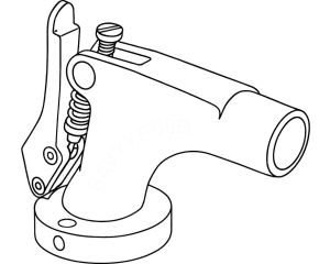 Sawyer MFG Ball Leg Assembly - Rear