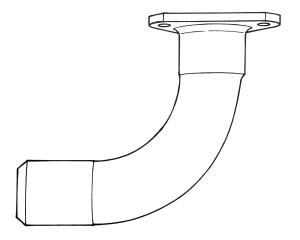 Sawyer MFG - Flanged Leg Rear
