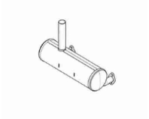 Lincoln OEM Muffler, Zongshen (9SG3574-10 / G3574-10)