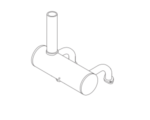 Lincoln OEM Muffler Assembly (9SG3574-2 / G3574-2)