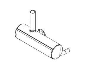 Lincoln OEM Muffler Assembly (9SG3574-13 / G3574-13) supersedes 9SG3574-9