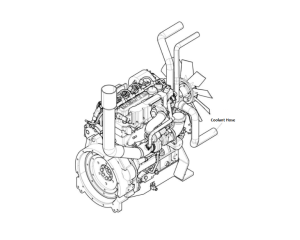 Lincoln OEM Coolant Hose (9SG7363 / G7363)