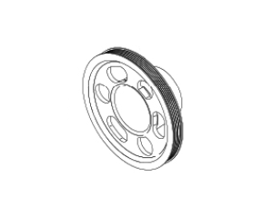 Lincoln OEM Crank Pulley (9SG7444-7 / G7444-7)