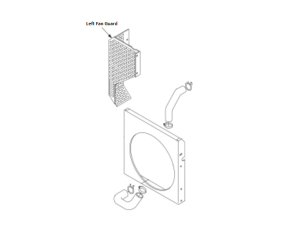Lincoln OEM Left Fan Guard (9SL13693 / L13693)