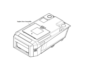 Lincoln OEM Engine Door Assembly (9SL17343 / 9SL17343)