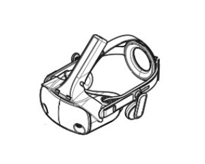 Lincoln OEM HP Reverb G2 Headset Assembly (9SL17607-7 / L17607-7)