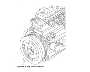 Lincoln OEM Flywheel and Ring Gear Assembly (9SM14343-8 / M14343-8)