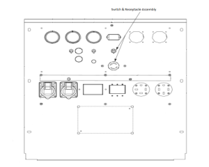 Lincoln OEM Switch & Receptacle Assembly (9SM19120-4 / M19120-4)