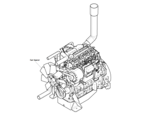 Lincoln OEM Fan Spacer (9SM22803 / M22803)