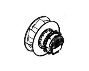 Lincoln OEM Fan EC 2000CFM 9 IN WG 6HP 460V 355MM (9SM29902 / M29902)