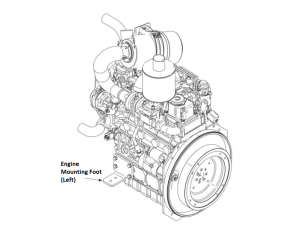 Lincoln OEM Engine Mounting Foot - Left (9SS27535-2 / S27535-2)