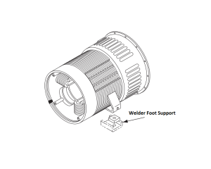 Lincoln OEM Welder Foot Support (9ST8824 / T8824)
