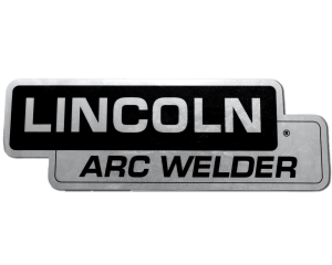 Satin Black Photometal Lincoln Door Decal (9SS27368-6 / S27368-6) (16 Inches)