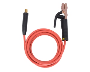 Techniweld 2 Gauge Welding Lead Whip with Grounding Clamp