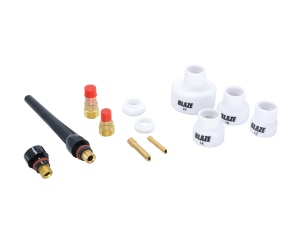 Blaze Champagne Style Cup, Alumina White, WP-17/18/26, WP-9/20, 16 PC Kit