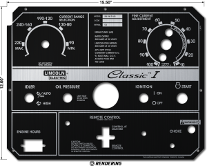 Lincoln Classic I Satin Photometal Faceplate/Nameplate (9SL8676 / L8676)