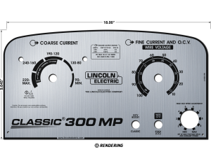 Lincoln Classic 300MP Satin Silver Photometal Faceplate (9SL16926 / L16926)