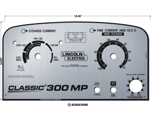 Lincoln Classic 300MP Satin Silver Photometal Faceplate (9SL16926 / L16926)