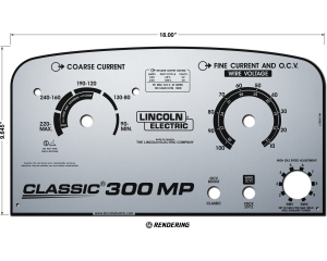 Lincoln Classic 300MP Matte Silver Photometal Faceplate (9SL16926 / L16926)