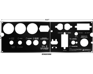 Lincoln SAE-300 Gloss Black Photometal Lower Plate - (9SL15886 / L15886 VM)