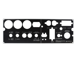 Lincoln SAE-300 Satin Black Photometal Lower Plate - (9SL15886 / L15886 VM)