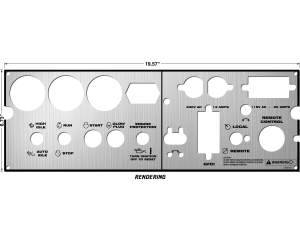 Lincoln SAE-300 Satin Silver Photometal Lower Plate - (9SL15886 / L15886 VM)