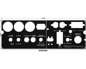 Lincoln SAE-300 Matte Black Photometal Lower Plate - (9SL15886 / L15886 VM)