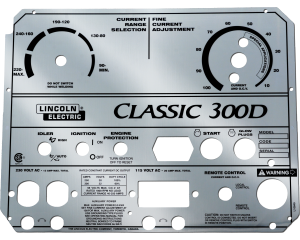 Lincoln Classic 300D Mirrored Gloss Photometal Faceplate (9SL10849 / L10849)