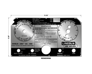 Lincoln SA-200 BlackFace Mirrored Two Tone Gloss Photometal Faceplate (9SL5750 / L5750)