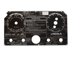 Lincoln SA-200 BlackFace Camo Matte Photometal Faceplate (9SL5750 / L5750)