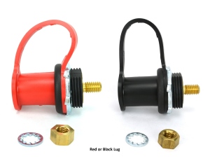 Cole Hersee Battery Jumper Terminal Lug - Black or Red