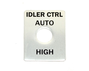 Idler Switch Plate 