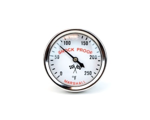 SA-200 / SA-250(Gas) Engine Water Temp Thermometer Direct Mount Shock Proof 0-250 F