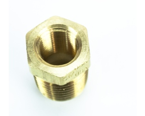Brass Adapter Fitting 1/4" X 1/8" NPT  F163