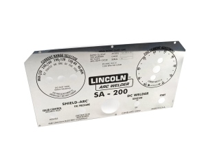 SA-200 Black Face welder Replacement Mirrored Aluminum Faceplate 9SL5171