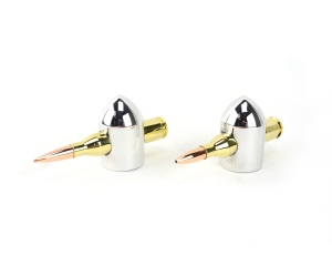 Polished Bullet Knobs Short Hood