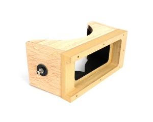 Replacement Wood Box for Wendy's Pancake Welding Hood Helmet (RIGHT HAND HELMET ONLY)