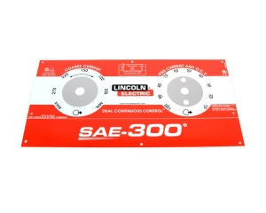 Lincoln OEM SAE-300 Nameplate (9SL15885 L15885) Codes: 11645, 11916, 12090