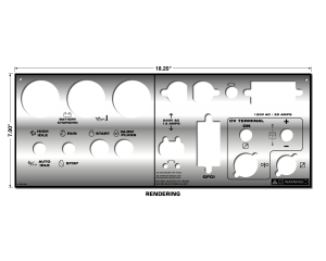 Lincoln SAE-300 MP Mirrored Gloss Photometal Lower Faceplate (9SL16768 / L16768)