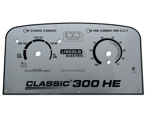 Lincoln Custom Mirrored Gloss Photometal Nameplate Classic 300HE (9SL16112 / L16112)