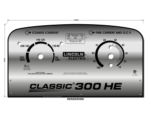 Lincoln Custom Mirrored Gloss Photometal Nameplate Classic 300HE (9SL16112 / L16112)