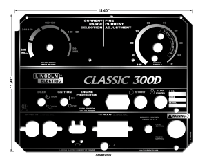 Lincoln Classic 300D Gloss Black Faceplate (9SL10849-3 / L10849-3)