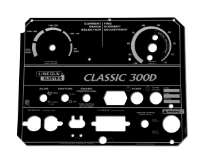 Lincoln Classic 300D Satin Black Faceplate (9SL10849-3 / L10849-3)
