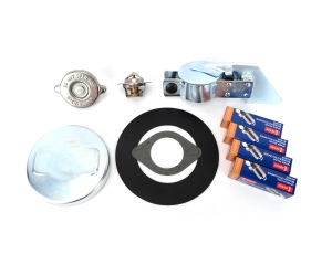 Fuel & Rain Cap, Neck Seal, Thermostat, Radiator Cap, Spark Plug