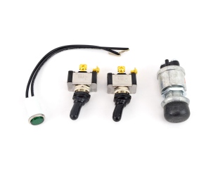 Lincoln SA-200 (2) Toggle & Boot, Green Run Light, Starter Push Button