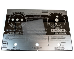 Lincoln SA-250 Mirrored Stainless Steel Faceplate (BELOW 8900) (9SL6336 / L6336)
