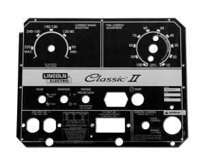 Lincoln Classic II Satin Black Photometal Faceplate (9SL9916 / L9916)