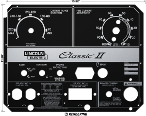 Lincoln Classic II Matte Black Photometal Faceplate (9SL9916 / L9916)