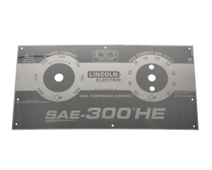 LINCOLN SAE-300 HE Mirrored Stainless Steel Faceplate/Nameplate 9SL15885 L15885